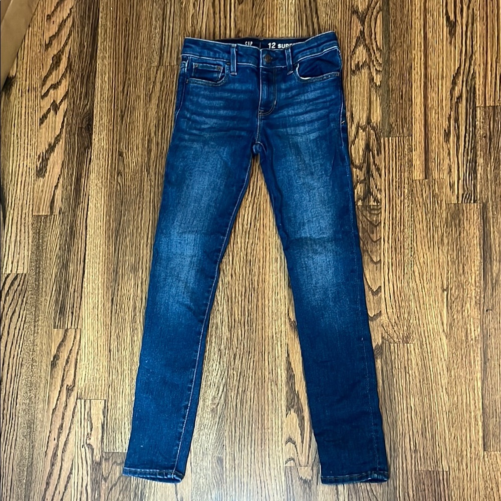 GAP Blue Modern Fit Jeans Straight-Leg